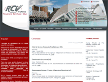 Tablet Screenshot of postesvacants.rcv-conseil.com